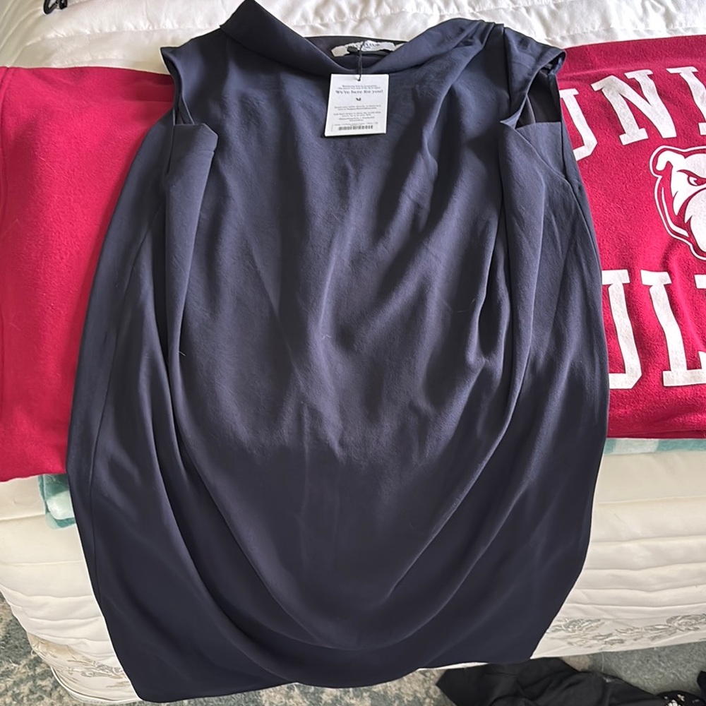 Elegant Navy Dress
